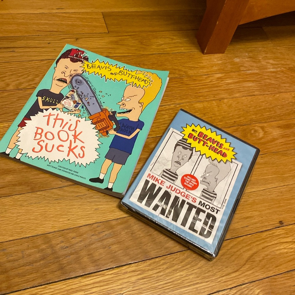 Beavis And Butthead Book and DVD